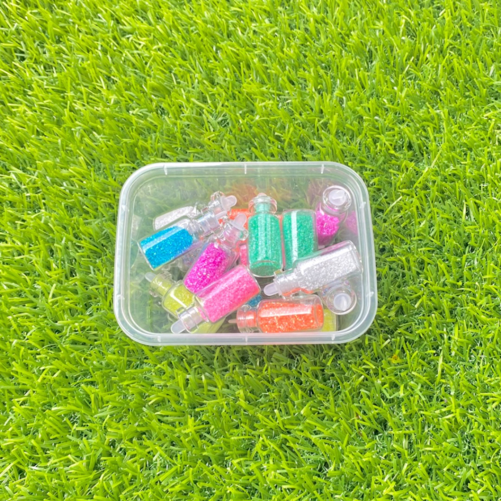 GLITTER BUBUK UNTUK SLIME || HIASAN SLIME || GLITTER WARNA WARNI || SERBUK GLITTER