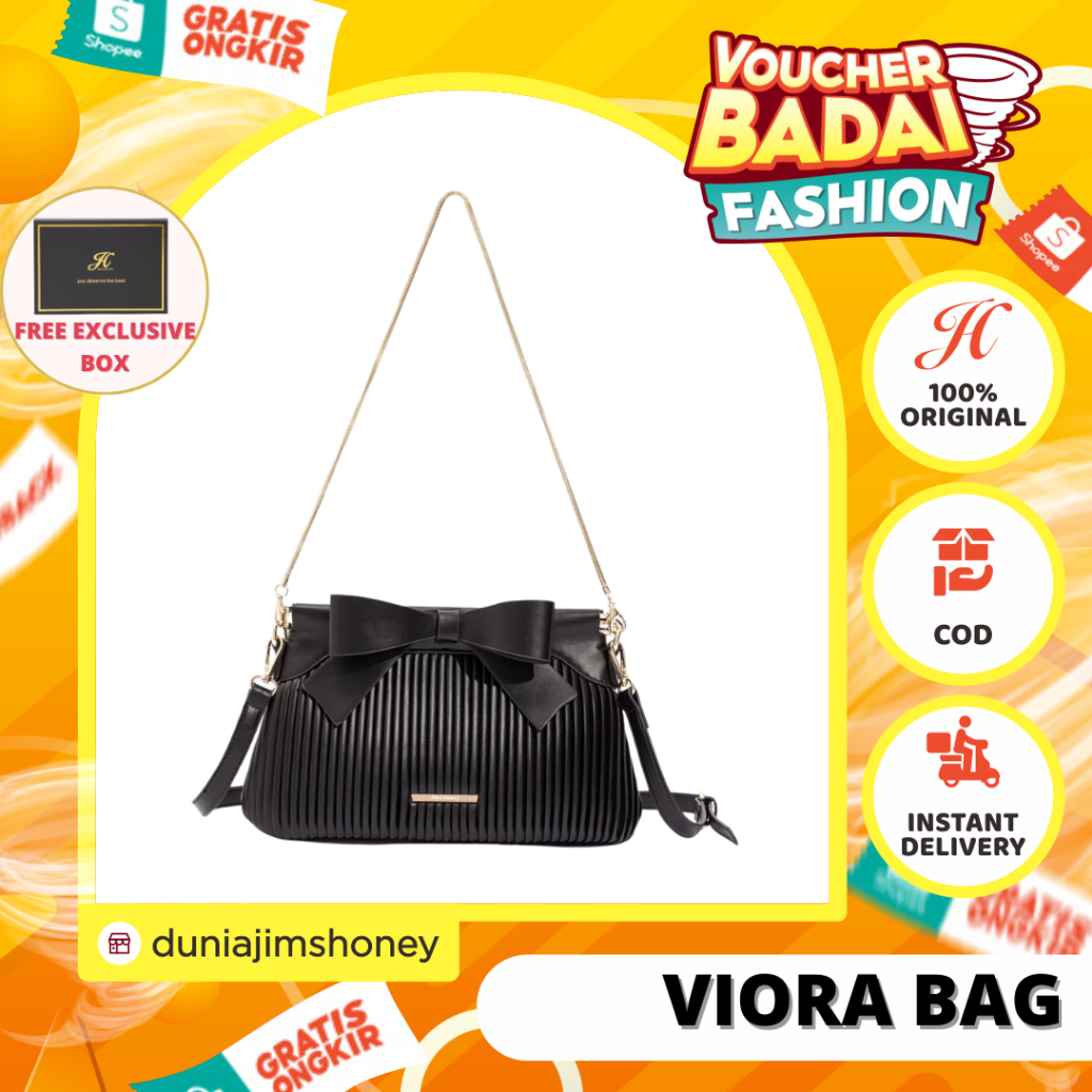 Jims Honey Viora Bag Tas Selempang Bahu Wanita Fashion Korea Import Sling Pesta JH Casual Cewek