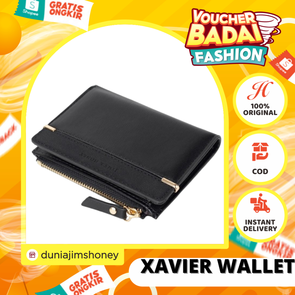 Jims Honey Xavier Wallet Dompet Lipat Wanita Kecil Mini Import Korea Fashion Ori Murah Jimshone JH