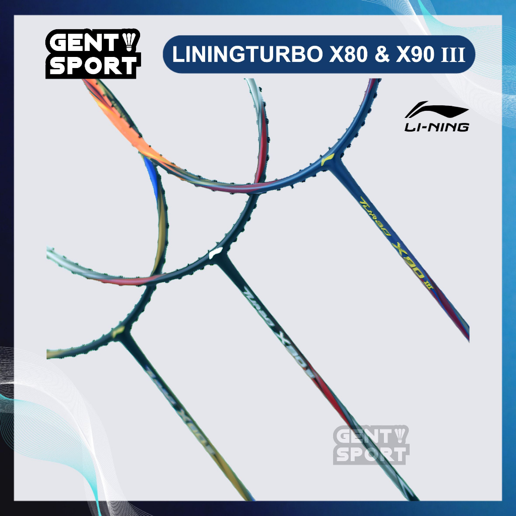Lining Turbo X 80 III X 90 III GEN 3 Raket Badminton Original Lining bisa COD