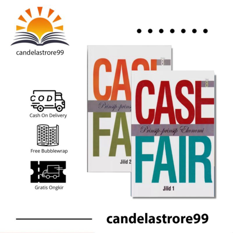 PRINSIP PRINSIP EKONOMI EDISI 8 JILID 1 DAN 2 CASE FAIR