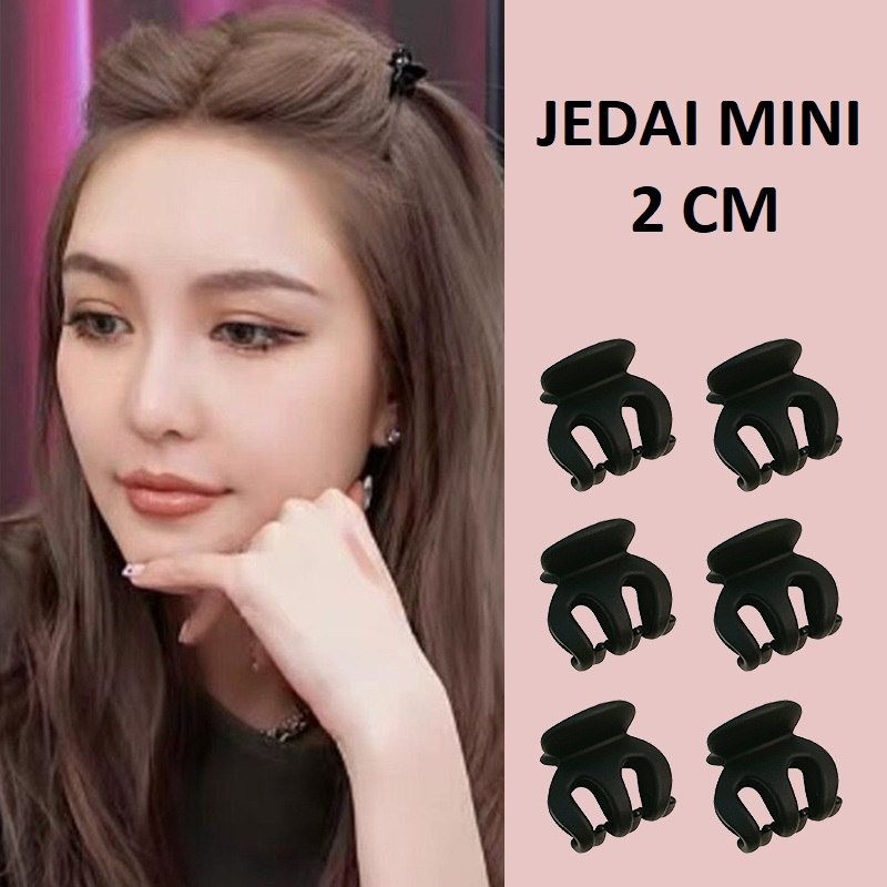 Jepit Poni Jedai Mini 2 cm Jepit Warna Warni