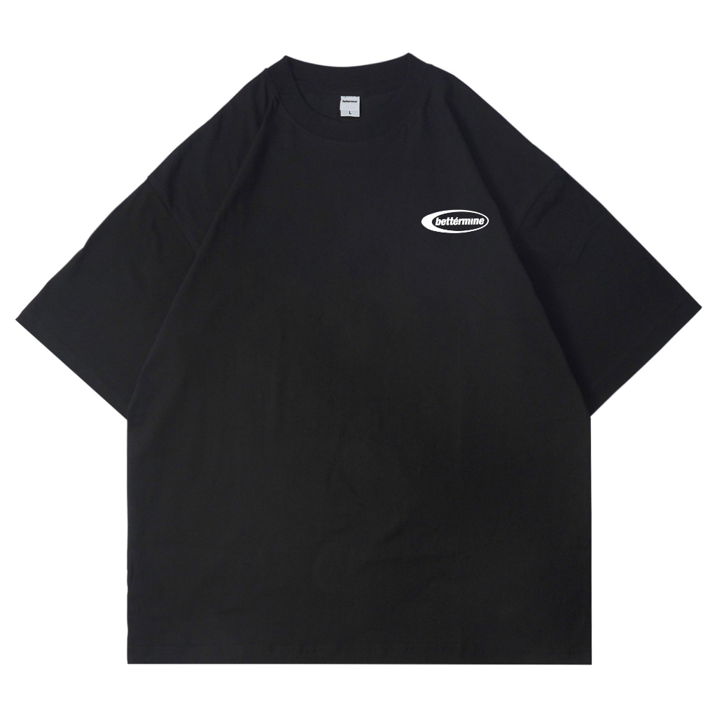 T-Shirt  | Oversize | haura | Black | Bettermine