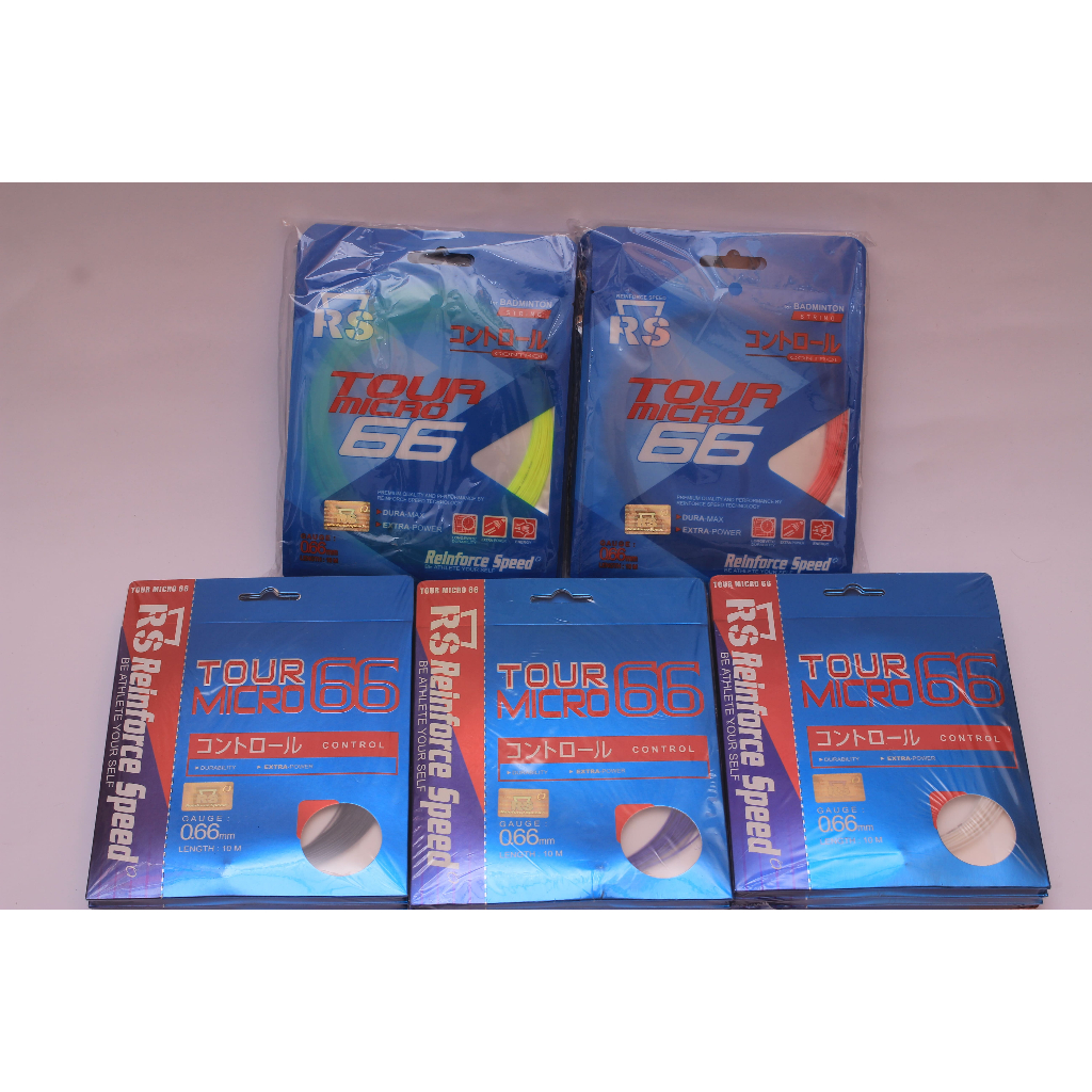 Senar raket Badminton RS Micro Tour 66 Senar raket Badminton RS Micro
