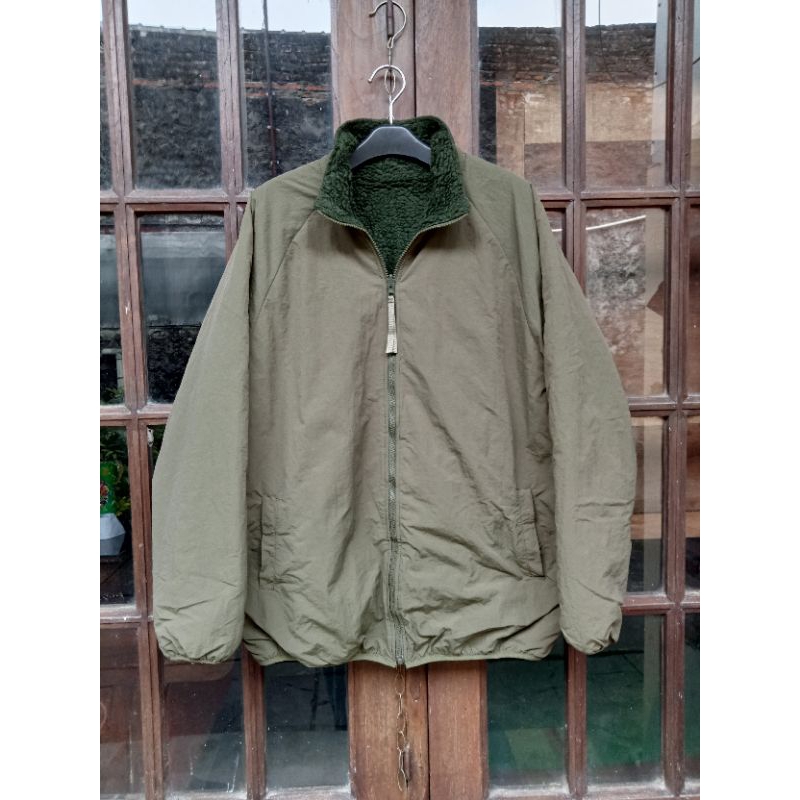 HOUSTON Union Made Reversible Jacket Military USA Japan Mens Large