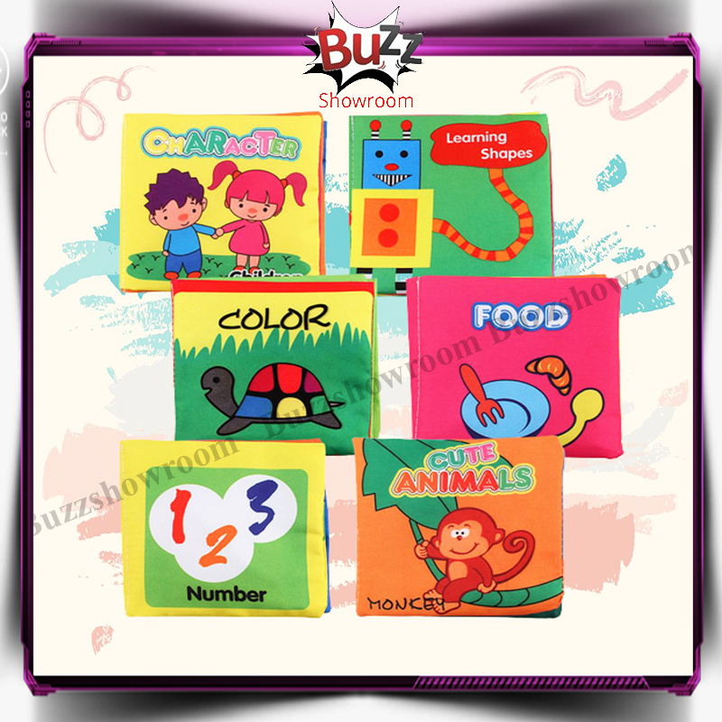 Cloth Book Buku Kain Edukasi Anak Bayi Soft Pillow Book Baby Book