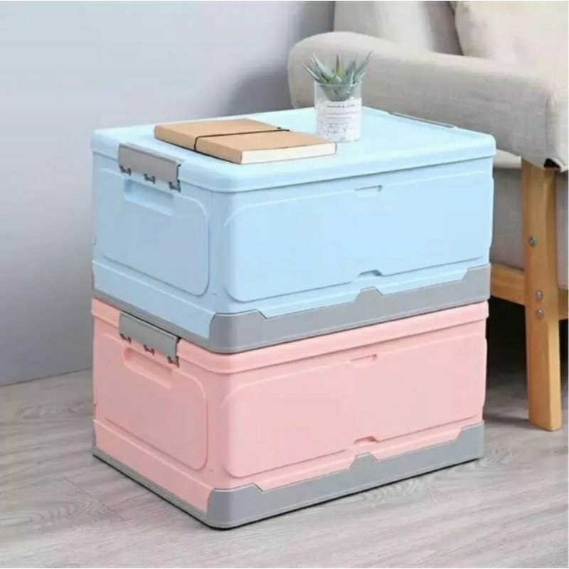 SH Kontainer Box Lipat Plastik Serbaguna Storage Foldable Container