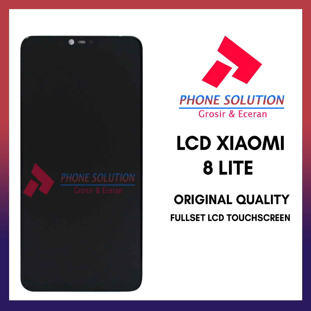 LCD Xiaomi Mi 8 Lite Fullset Touchscreen // Supplier LCD Garansi 1 Bulan