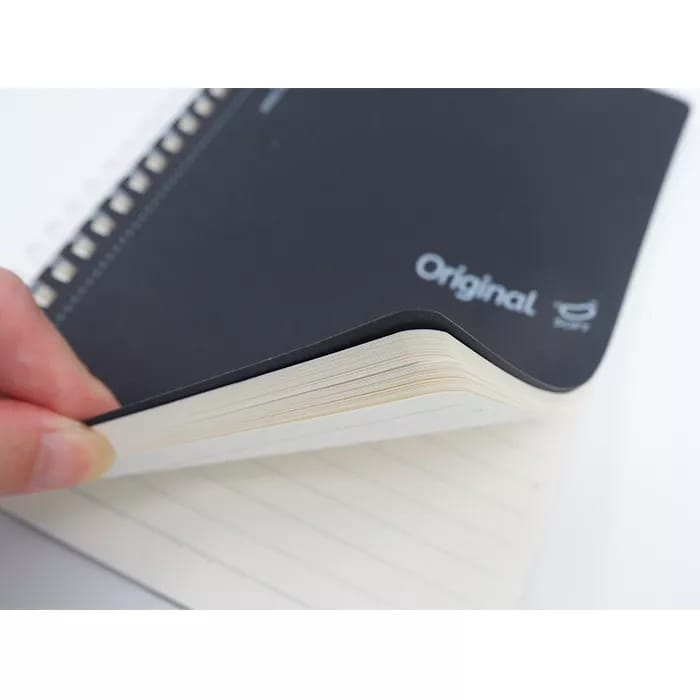 Notepad Wengu Original Soft Ring SXQ-016 Warna Neutral - Notebook Spiral A5 B5 Spiral Empuk