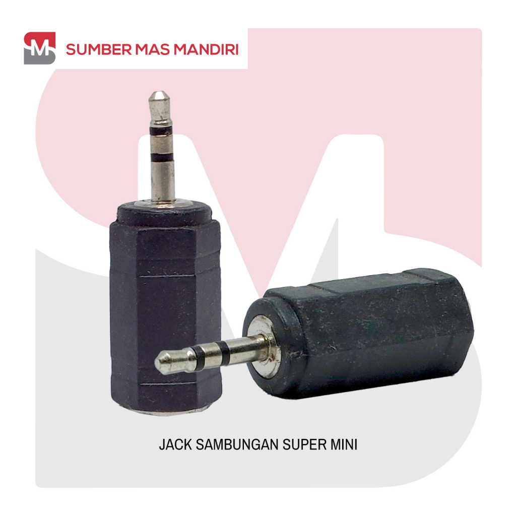 KONVERTER SOKET JACK MINI STEREO 3,5MM TO JACK MINI STEREO SUPER 2,5MM