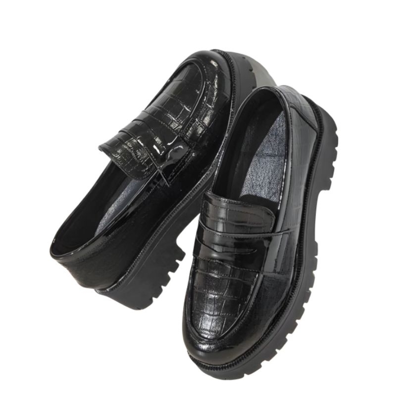 Sepatu Docmart Wanita Yuri Loafers Mary Janes Fashion Import NS602