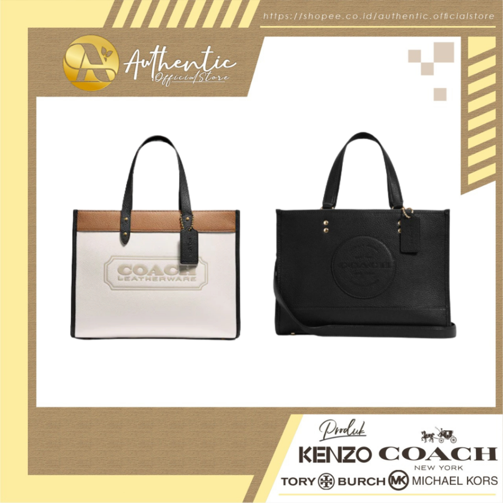 C0777 C2004 C1955 C6846 C8448 C8458 CH325 Original COACH Field Tote 30 In Colorblock With Coach badge