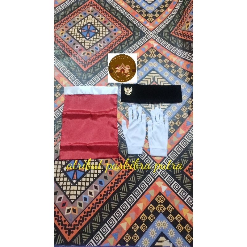 perlengkapan paskibra/atribut paskibra/peci paskibra/pin garuda/syal paskibra/kaos tangan paskibra