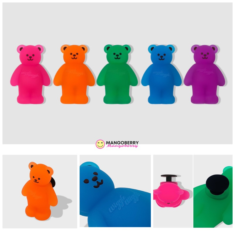 WIGGLE WIGGLE - Jelly Charm Set BEAR FRIENDS