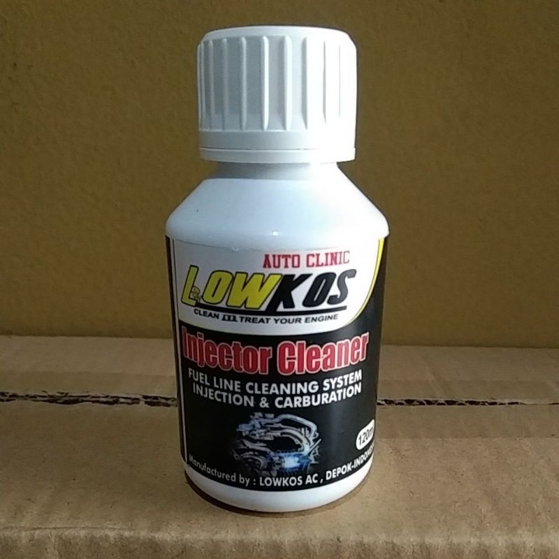 LOWKOS - INJECTOR CLEANER 120ml Cairan Pembersih Injektor motor tangki besar Ninja Vixion CBR dll