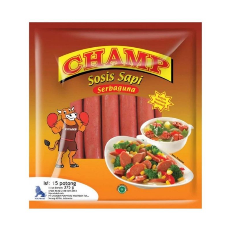 

Champ Sosis Sapi Serbaguna 375 Gram