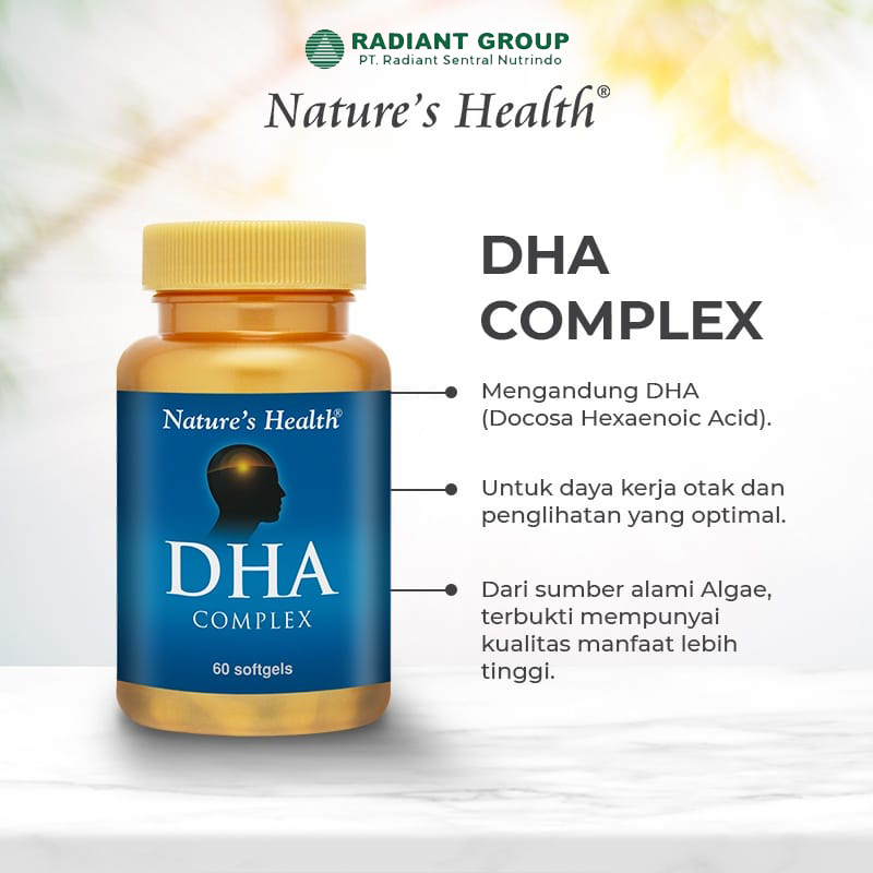 NATURE'S HEALTH DHA COMPLEX 60 SOFTGELS