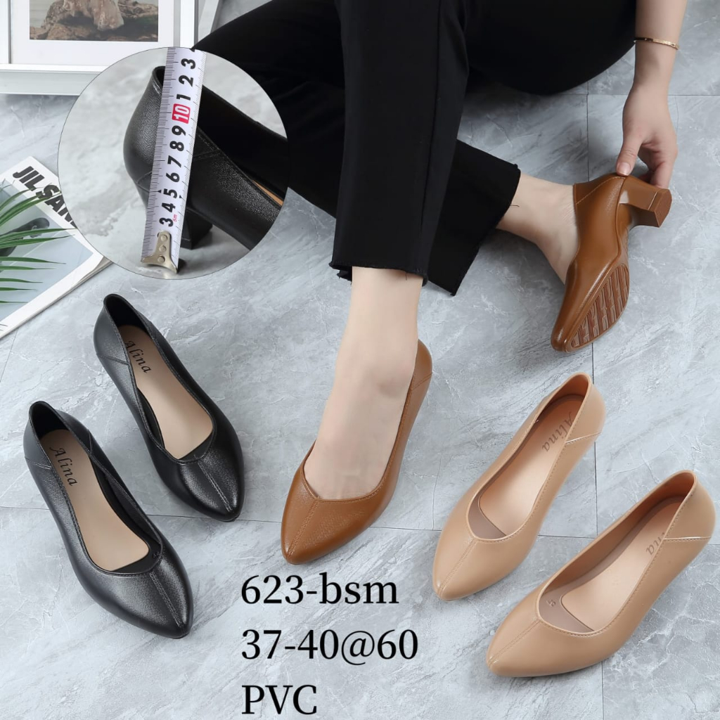 Sepatu Wanita Terbaru/Kekinian Pantofel Jelly Alina 623/Sepatu Kerja