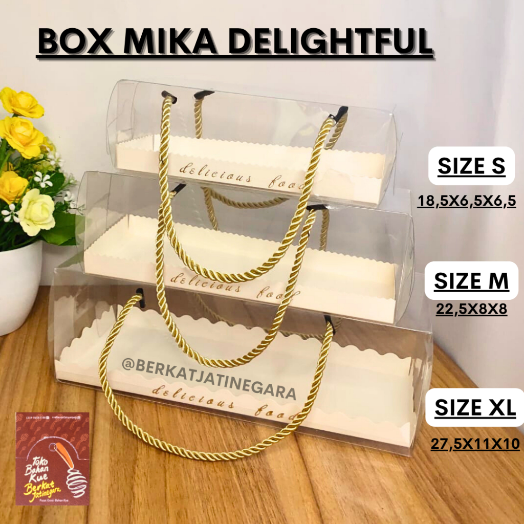 MIKA DESSERT / DESSERT BOX TALI / DELIGHTFUL BOX MIKA /PCS