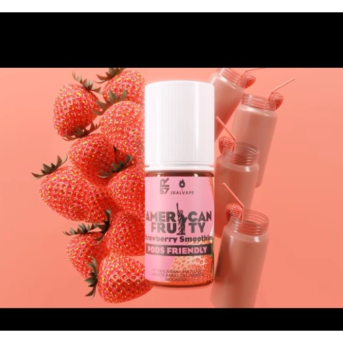 PODS AMERICAN FRUITY STRAWBERRY SMOOTHIES 30ML PODS FRIEDNLY AUTHENTIC