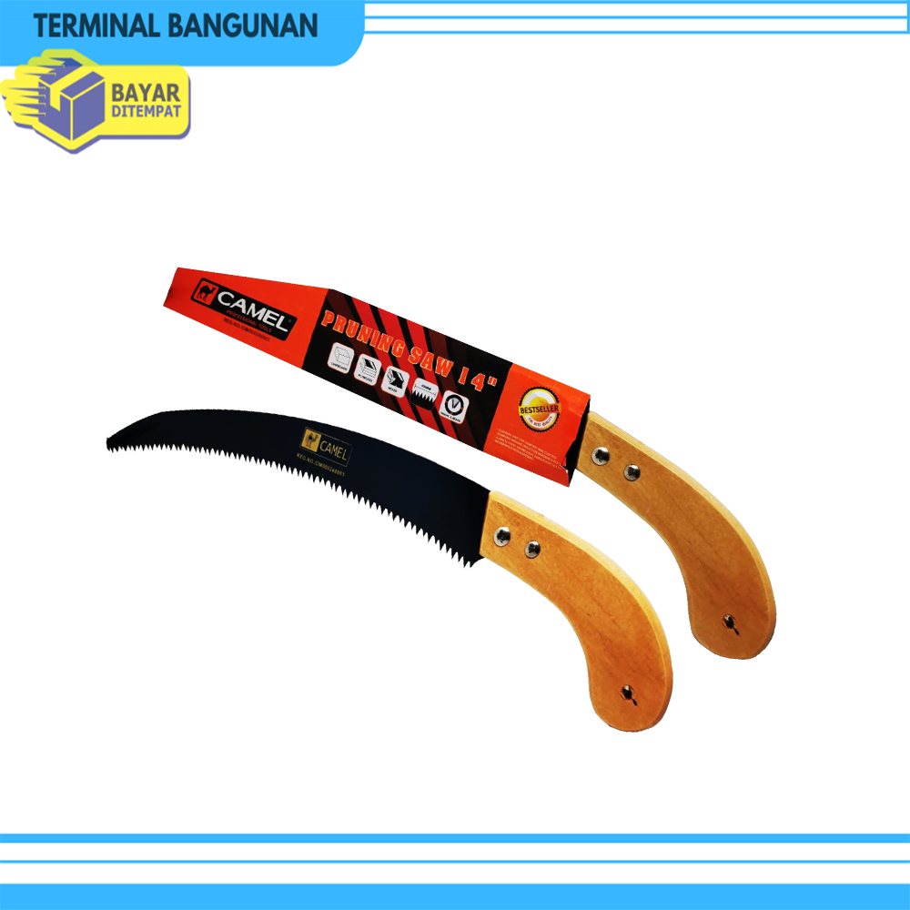 Gergaji Dahan Camel  Gg Kayu 14 Inch  Pruning Saw