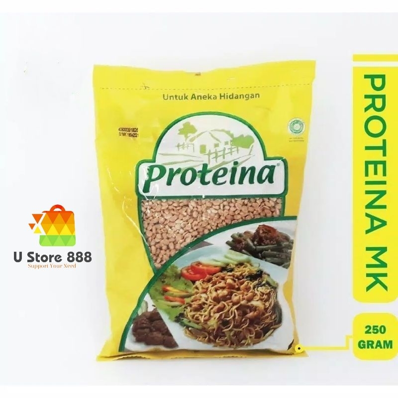 Proteina MK / Proteina Protein daging nabati / vegan/ Daging kedelai / Protein nabati 250gram