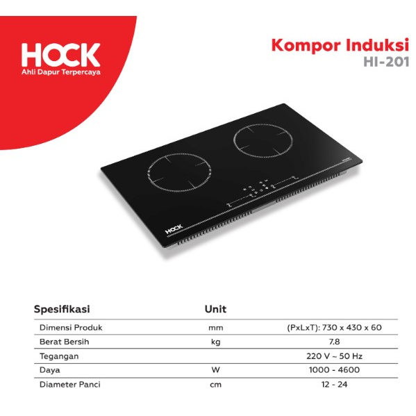 Hock Kompor Listrik Induksi HI-201