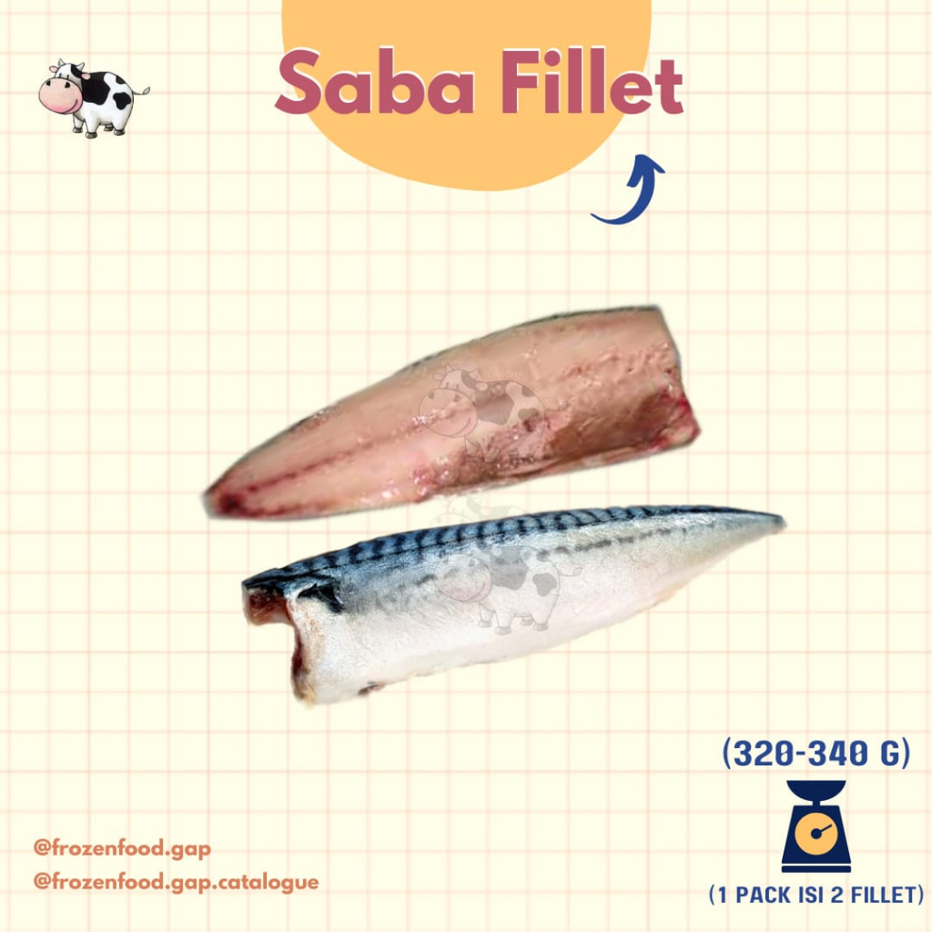 

SABA FILLET ISI 2 PCS | FROZENFOODGAP