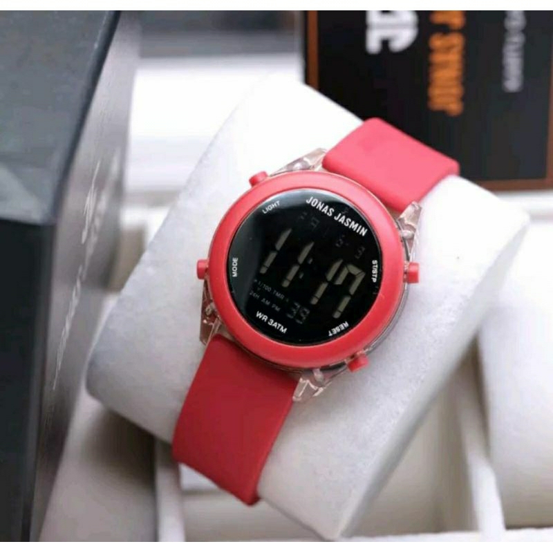 Jam Tangan Jonas Jasmin Original Digital Fashion Pria/Wanita Tahan Air Garansi