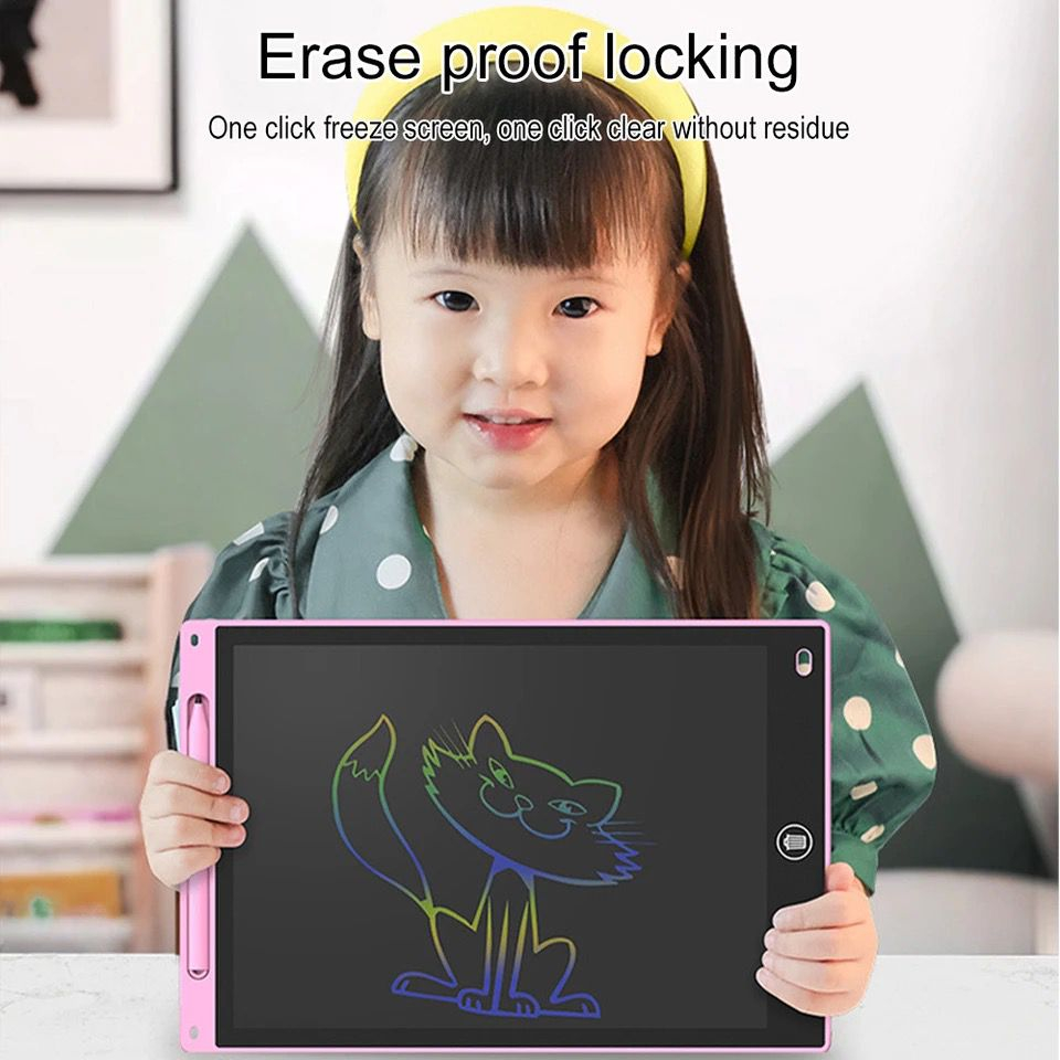LCD Drawing Writing Tablet 8.5&quot; Rainbow Papan Tulis Anak Dewasa Board Terbaru