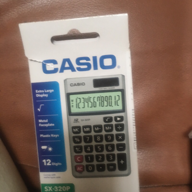 

calculator casio 12 digit SX-320P