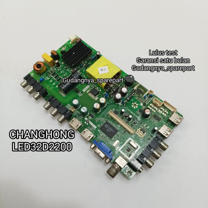 MB CHANGHONG LED32D2200 MAINBOARD MOBO MODUL MESIN TV MOTHERBOARD