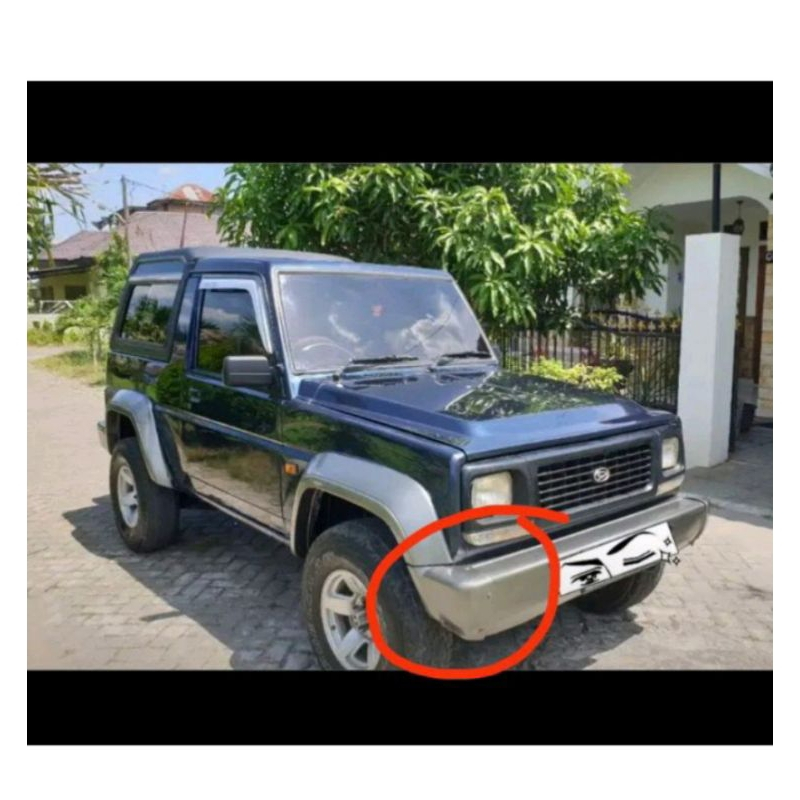 Kuping Bemper Depan 1set Taft, Rocky Independent, Feroza G2, Tanduk Bumper