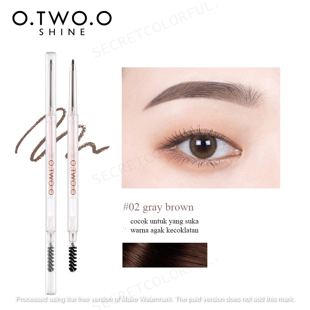 O.TWO.O SHINE Charming Slender Painter Eyebrow Pencil Tahan Lama