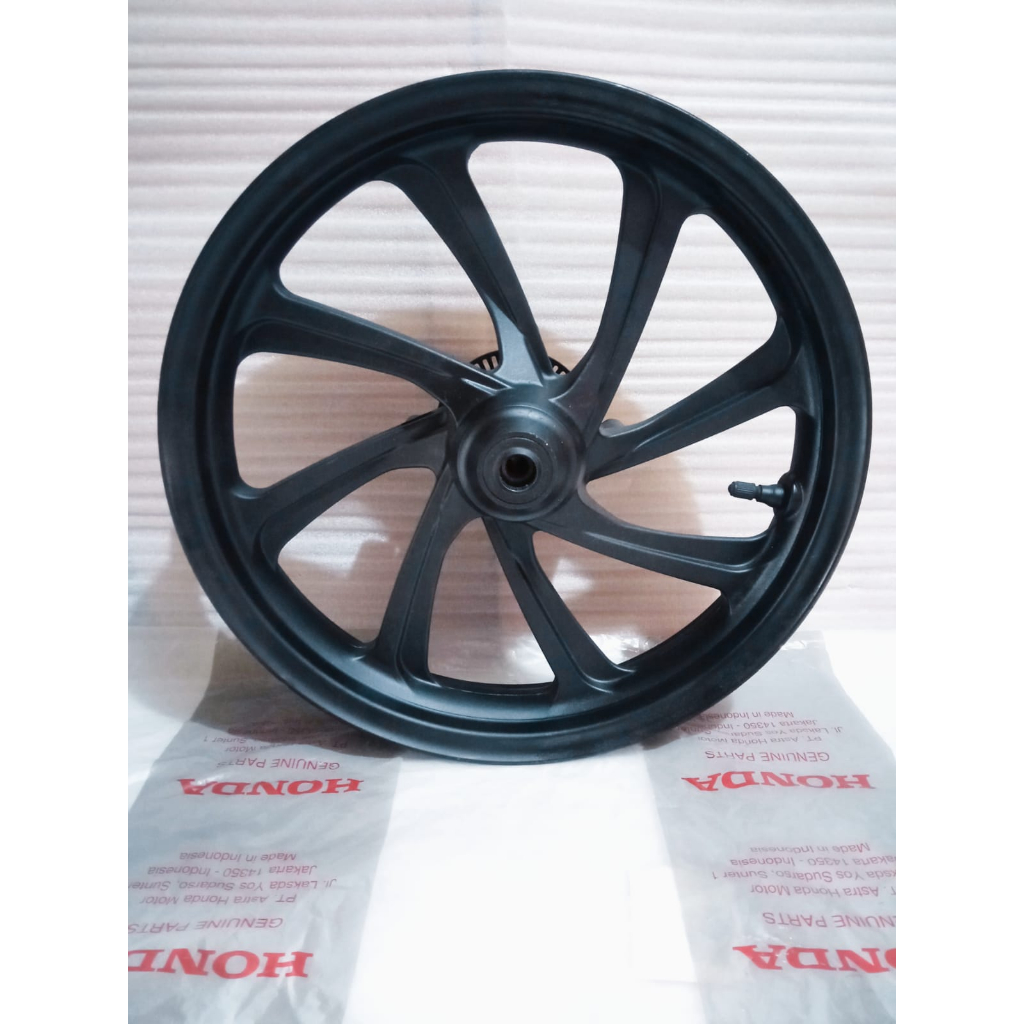 Velg Depan PCX 150 ABS Hitam Asli Ori Honda