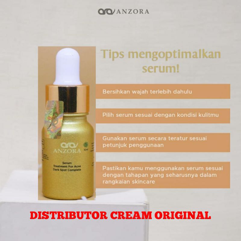SERUM ACNE DARK SPOT ANZORA / SERUM ADS ANZORA