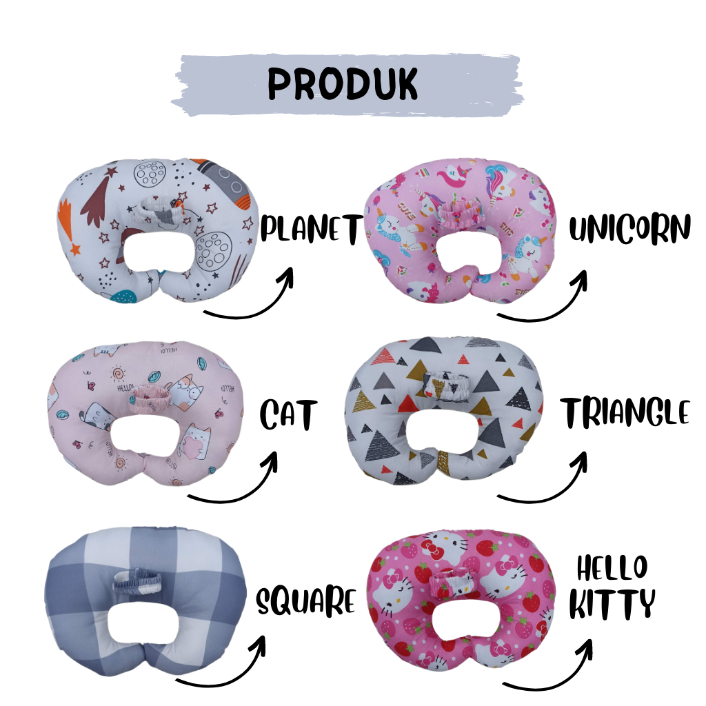 Bantal Dot Bayi Random 10pcs