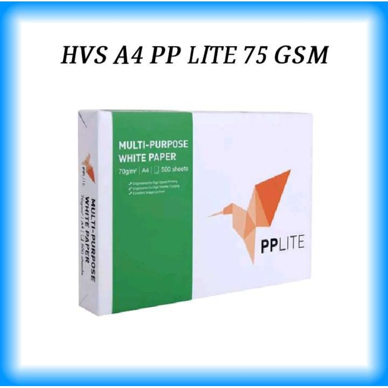 

Kertas HVS A4 Dan F4 / Print / Foto Copy PP Lite 75 gsm (1 Rim) Murah