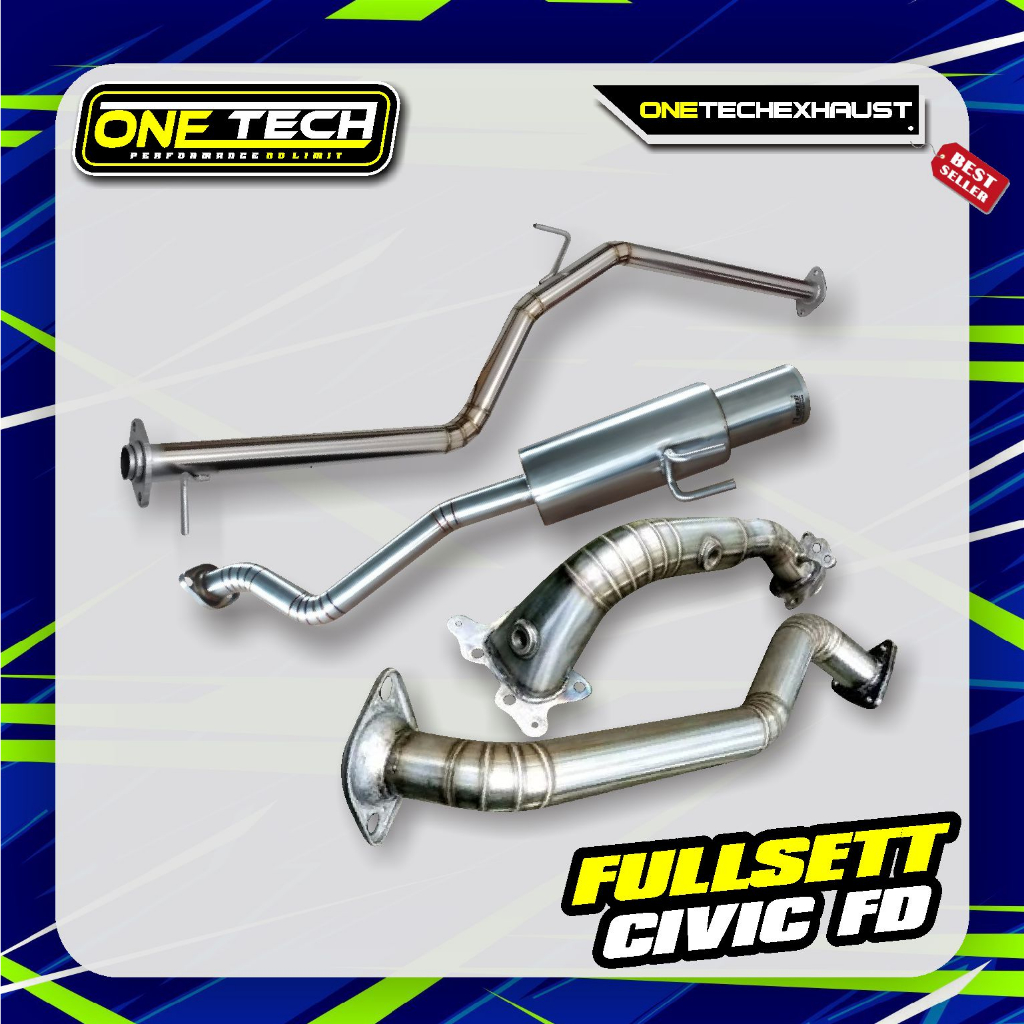 KNALPOT FULLSYSTEM CIVIC FD 1