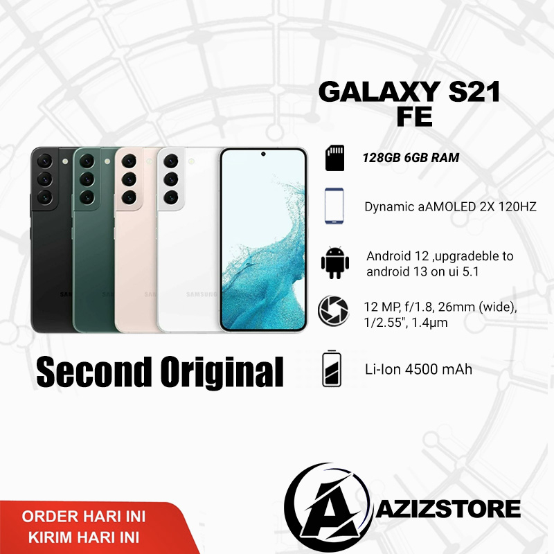 Samsung Galaxy S21FE 5G SECOND ORIGINAL Samsung S21FE BEKAS MULUS FULLSET