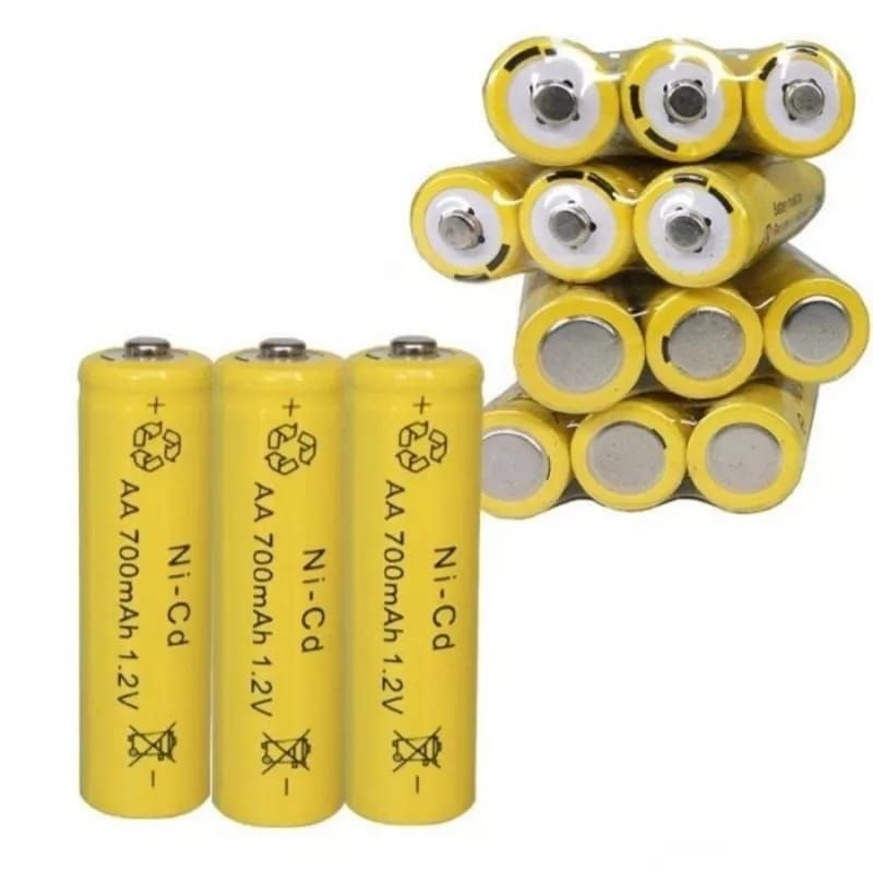 Baterai AA (A2) &amp; AAA (A3) Cas Isi Ulang / Batere Recharge 700mah 600mah ( Remot Mic Mainan Kalkulator DLL )