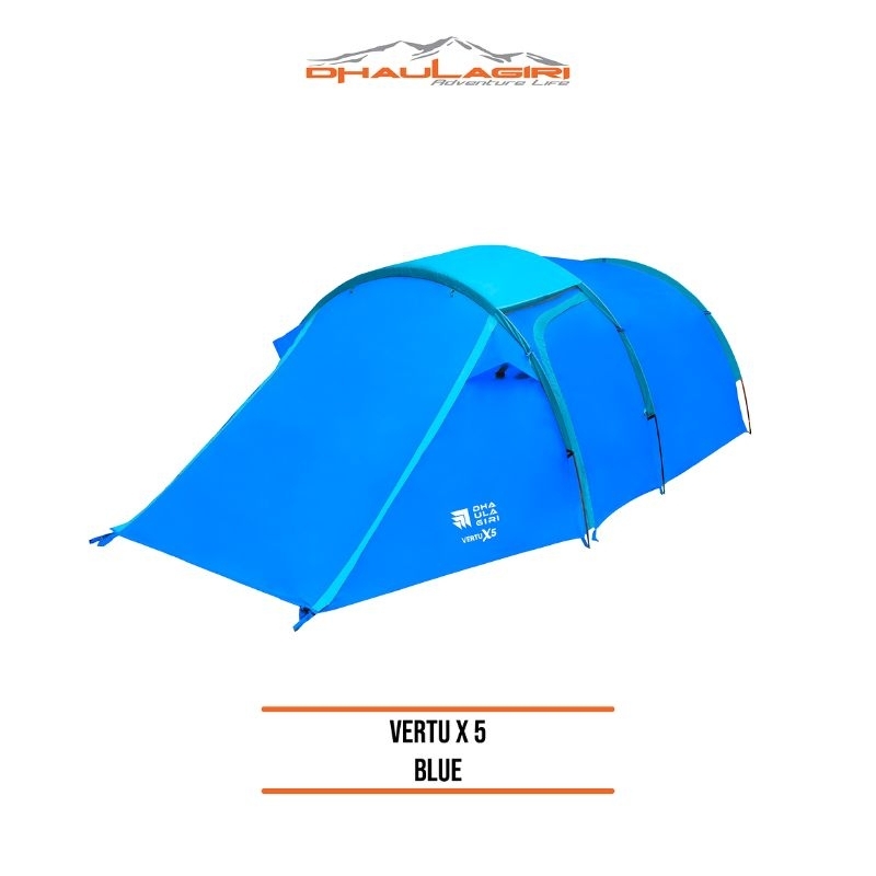 TENDA DHAULAGIRI VERTU X5 TENDA CAMPING KAPASITAS 5 - 6 ORANG