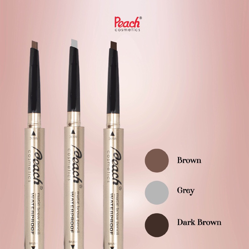 Peach Matic Brow Pencil Waterproof