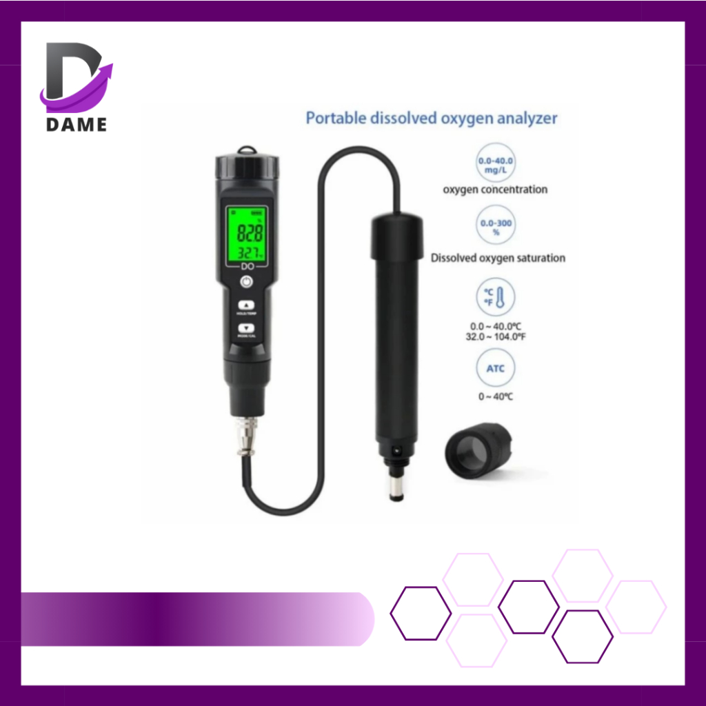 Dissolved Oxygen Analyzer DO Meter DO9100