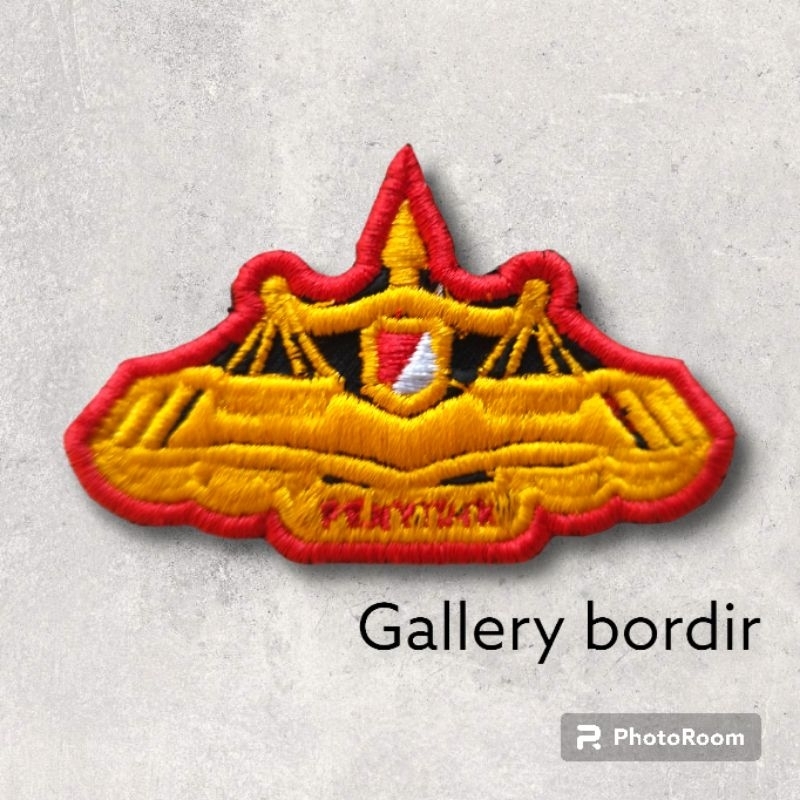 bordir logo penyidik PPNS timbul 3d