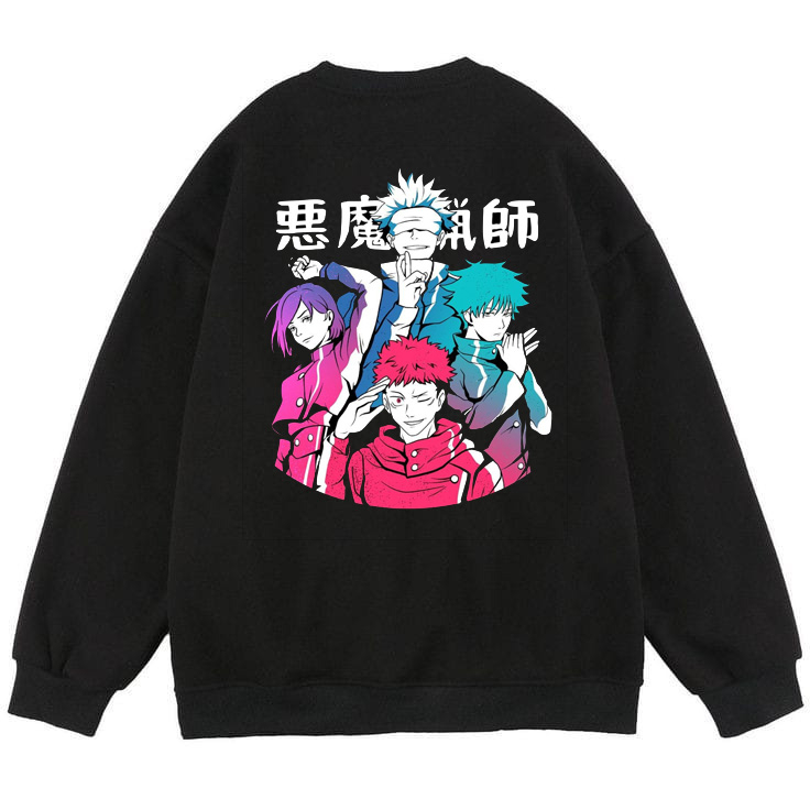 Crewneck Anime Jujutsu Kaisen - Sweater Animasi Jujutsu Kaisen