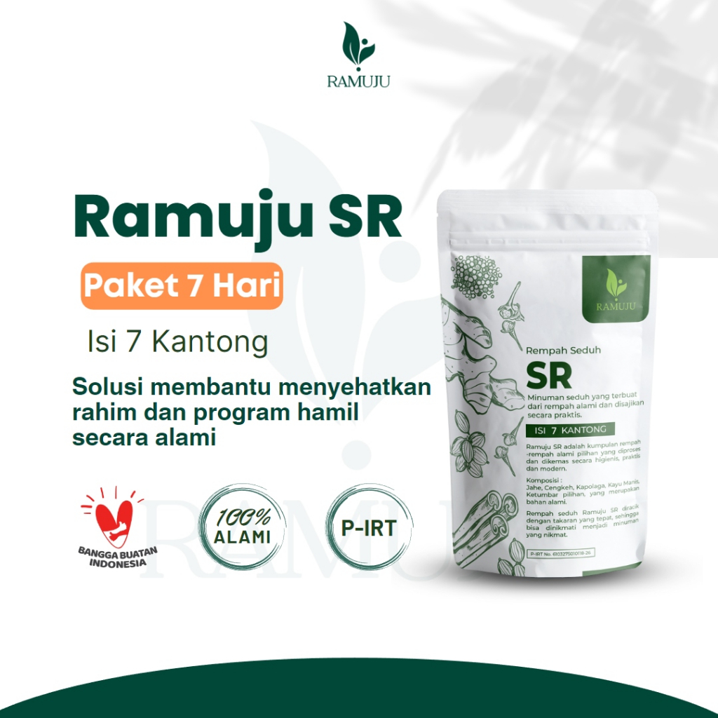 Obat Promil Ekonomis Ramuju SR (Sehat Rahim) Paket 7 hari