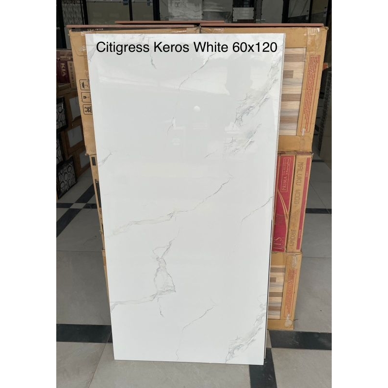 Granite lantai 60x120 keros white / Citigress / glossy / kw-1