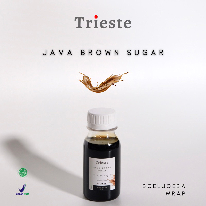 Trieste Java Brown Sugar Syrup Repack [30, 50, 100] g