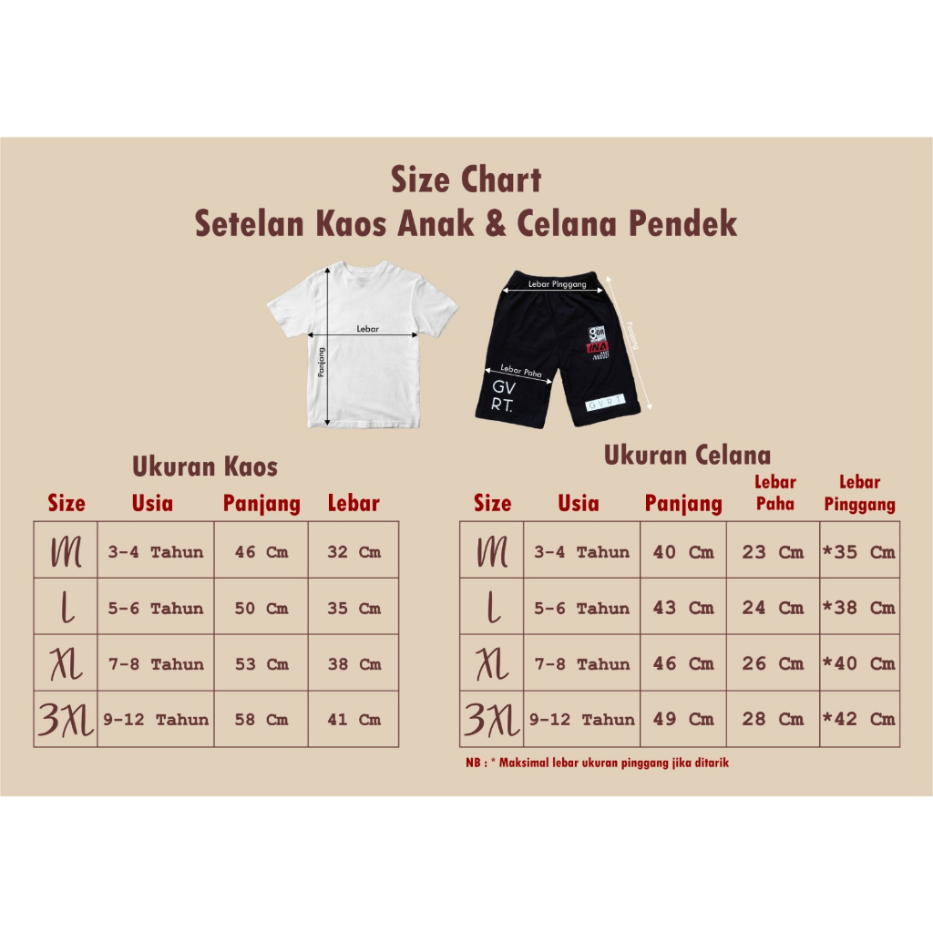 NRA Kaos Anak / Setelan Baju Anak Laki Laki / Baju Anak Laki Laki / Setelan Anak Laki Laki 3-12 tahun